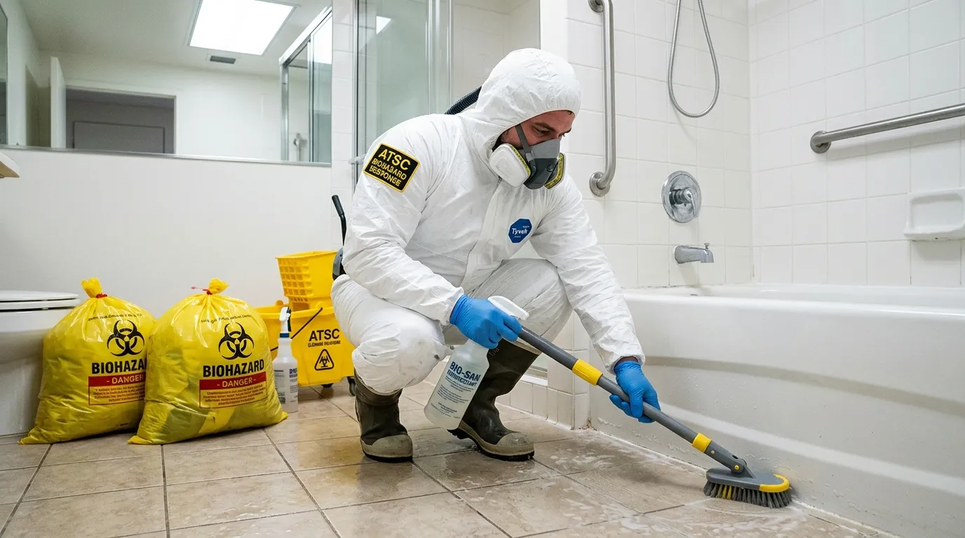 Decontamination equipment deployed for Blood Cleanup in North Fond du Lac